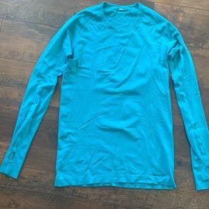 Lululemon swiftly long sleeve- TEAL